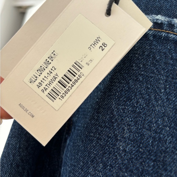 NWT Agolde Hilla skirt size 28 - Picture 5 of 6
